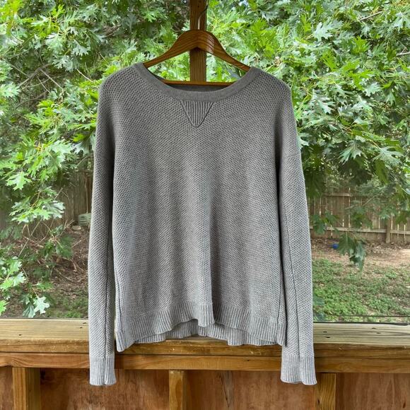 Vince Men's Grey Wool/Yak Waffle Knit Sweater Size XL - Picture 1 of 11